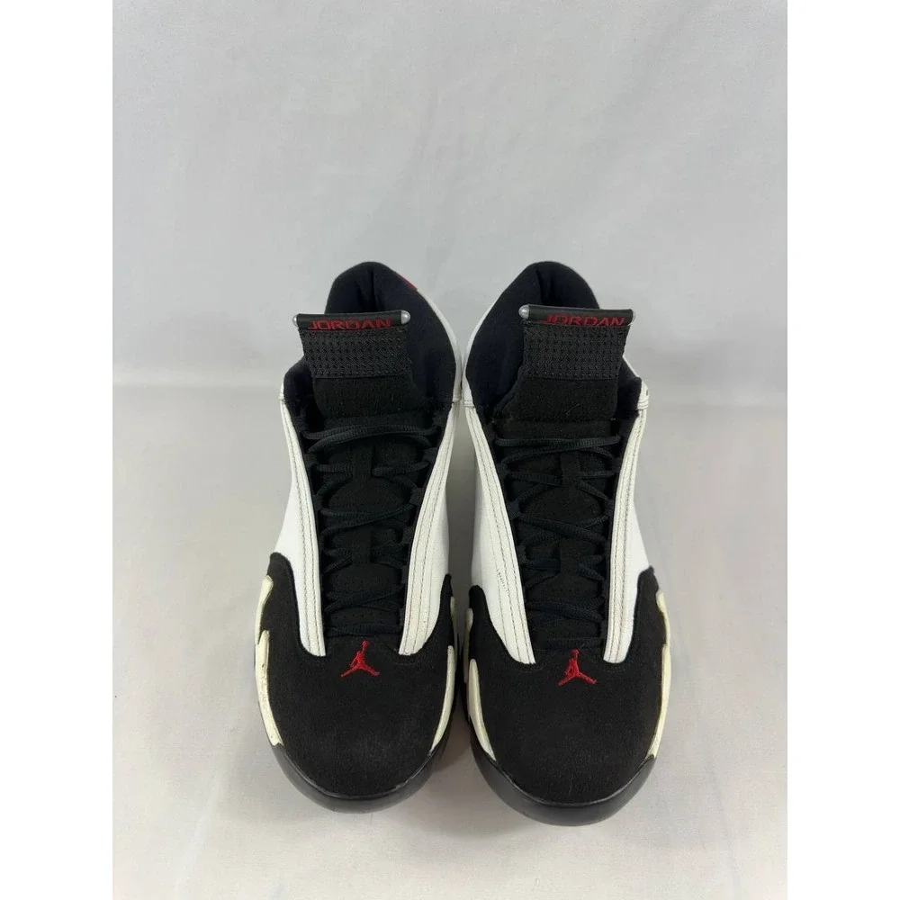 Nike Air Jordan 14 Retro 'Black Toe' 2014 487471-102 Men's Size 13